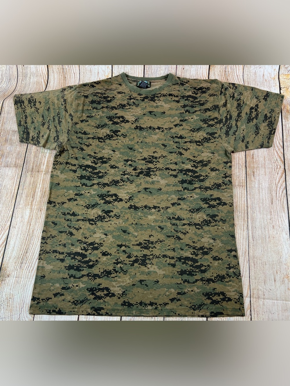 Vintage Master Sportsman Digi Camo T Shirt Size XL
